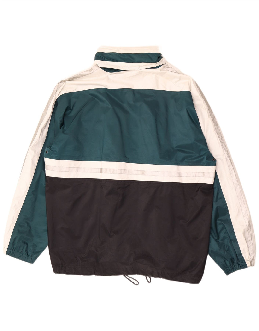 Shamp Ανδρικό μπουφάν βροχής με κουκούλα EU 56 XL Green Colourblock Polyamide
