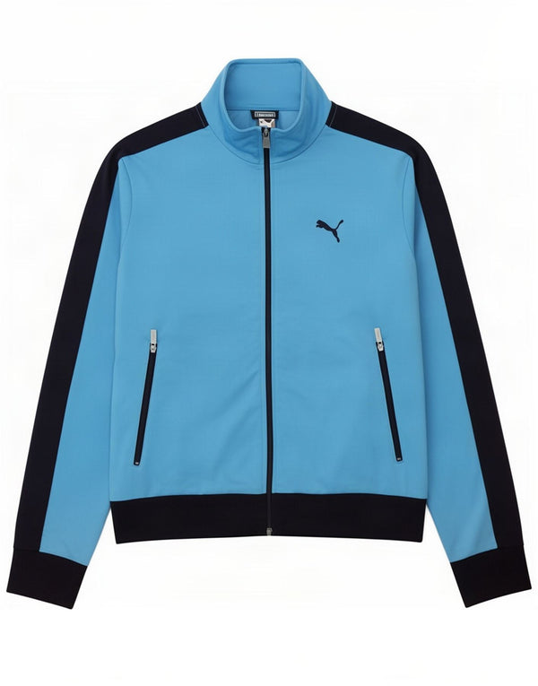 Ανδρική αθλητική φόρμα Puma Μπουφάν Small Blue Colourblock Polyester