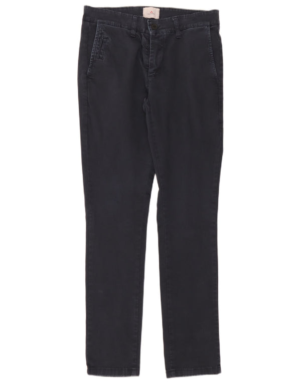 PEUTEREY Ανδρικό Slim παντελόνι Chino IT 44 XS W30 L32 Navy Blue Cotton