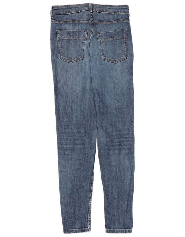 Marks & Spencer Γυναικεία Skinny Jeans UK 8 Small W27 L29 Blue Cotton
