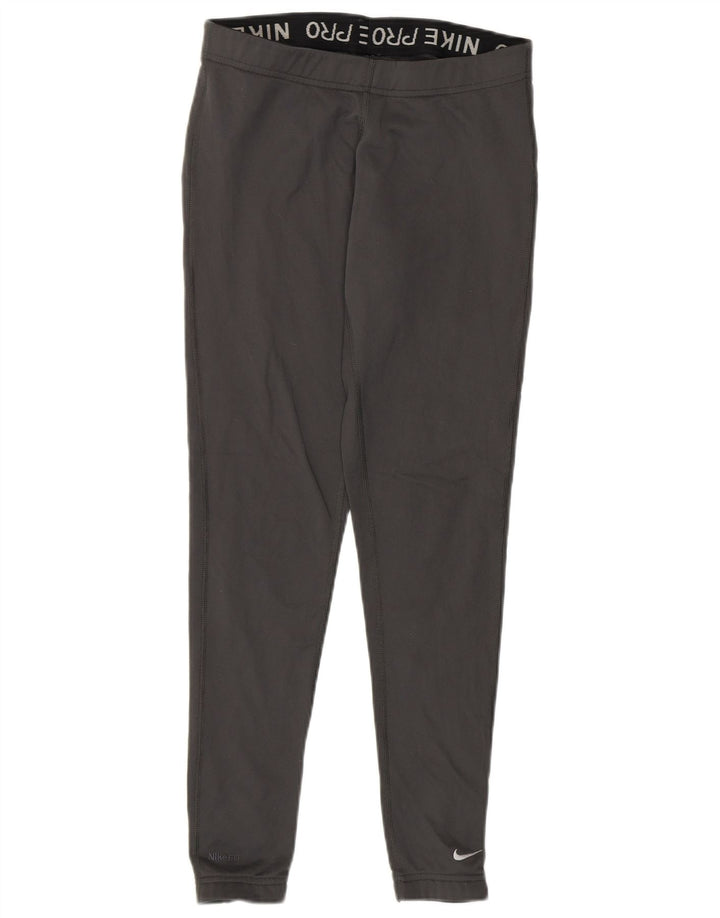 Γυναικείο κολάν NIKE Fit Dry US 0/2 XS Grey Polyester