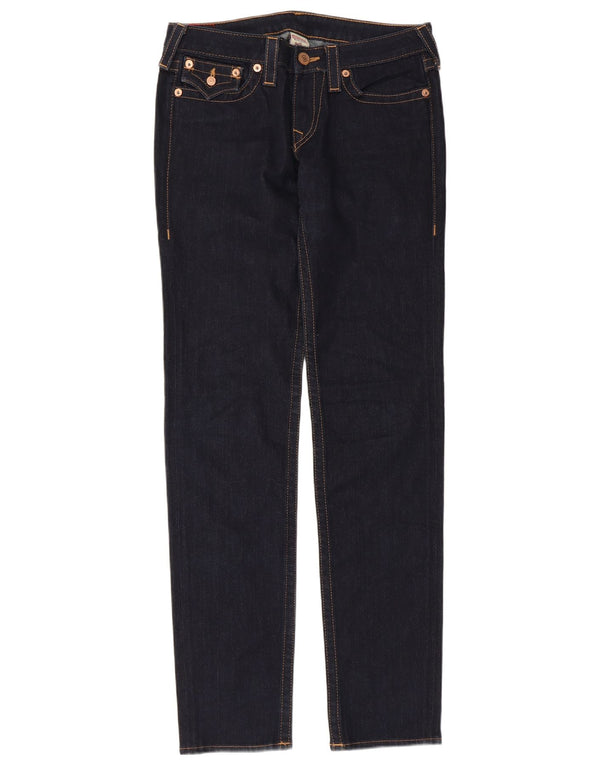 True Religion Γυναικείο Slim Jeans W30 L34 Navy Blue Cotton