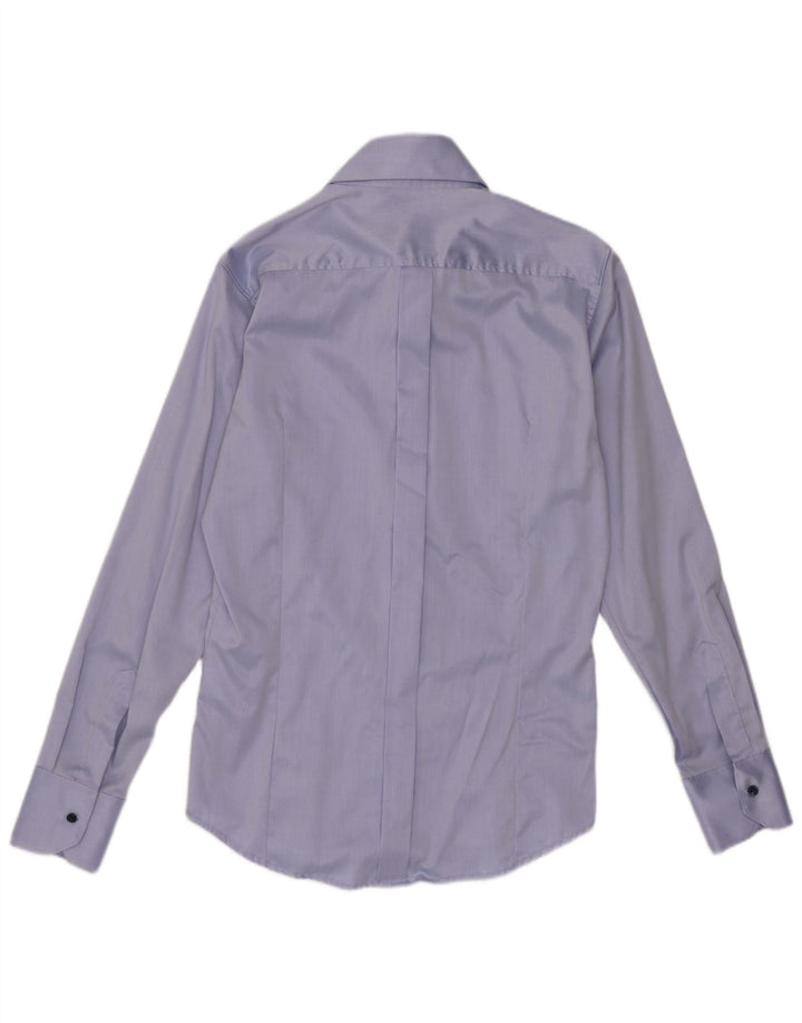 Ανδρικό πουκάμισο Naracamicie XS Blue Cotton Classic