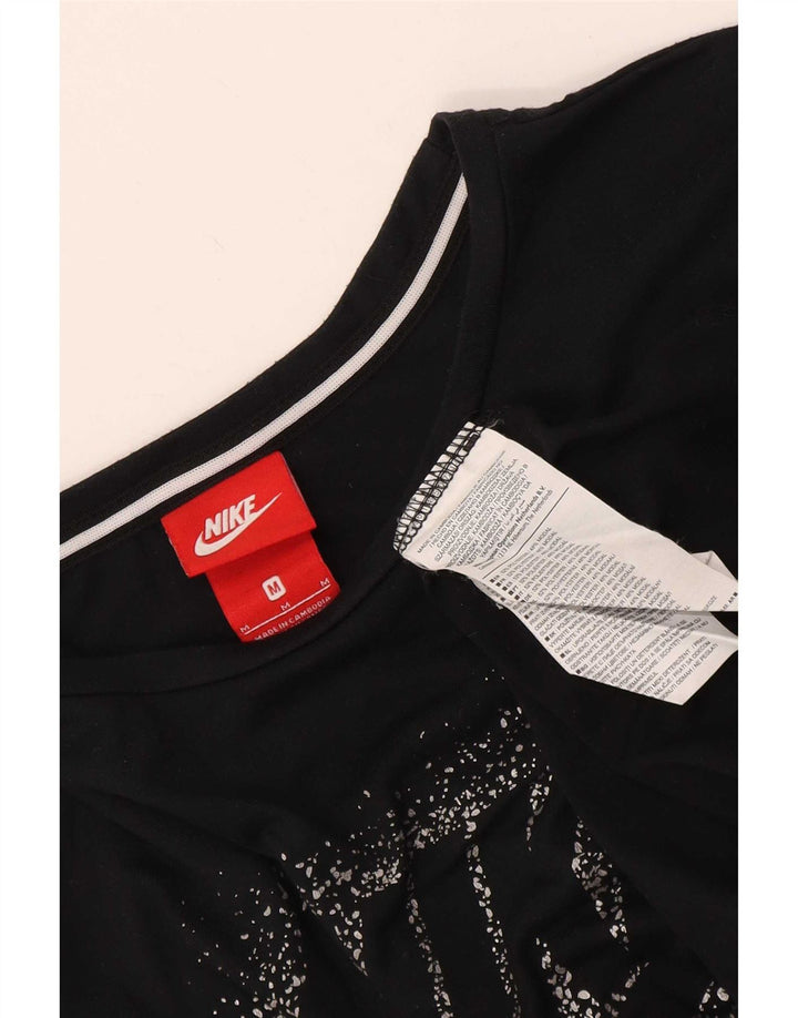 Γυναικείο γραφικό μπλουζάκι Nike Top UK 14 Μεσαίο μαύρο πολυεστέρα