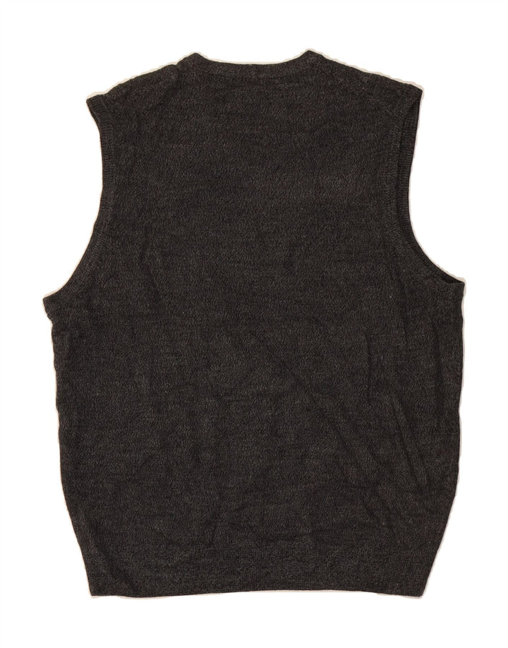 DOCKERS Mens Vest Tank Top Large Grey Acrylic Vintage Dockers and Second-Hand Dockers from Messina Hembry 