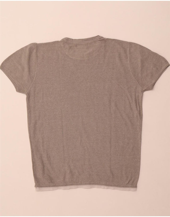 Ανδρικό T-Shirt ZARA Top Medium Grey