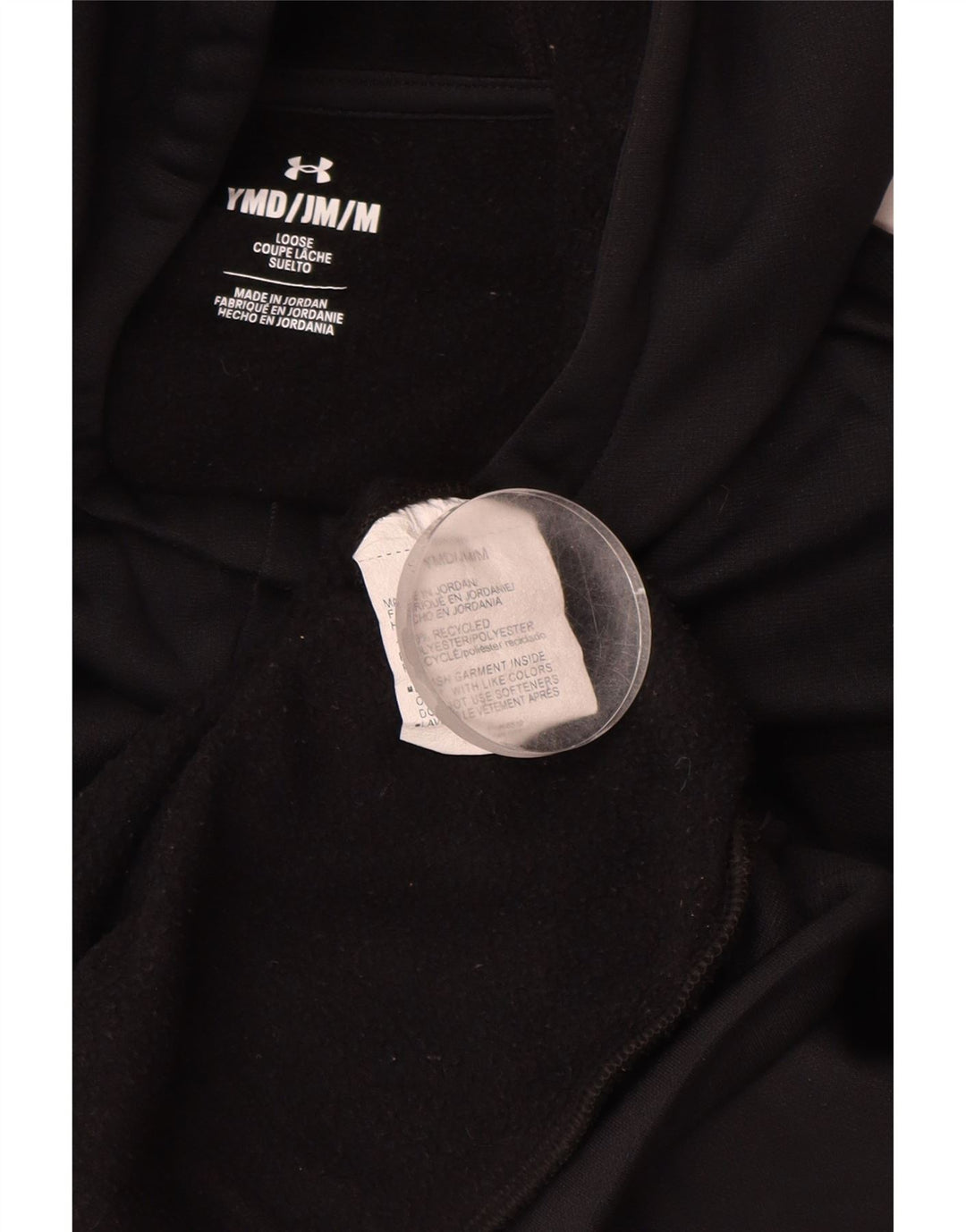 UNDER ARMOR Κορίτσια χαλαρά γραφικά κουκούλα 9-10 ετών Μεσαίο μαύρο