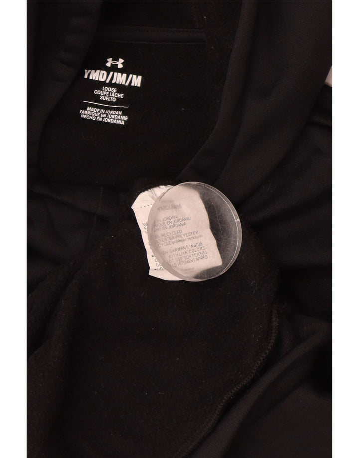 UNDER ARMOR Κορίτσια χαλαρά γραφικά κουκούλα 9-10 ετών Μεσαίο μαύρο