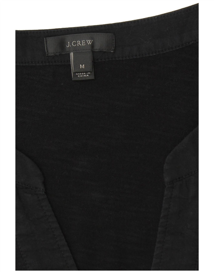 J. Crew Γυναικείο τουνίκ φόρεμα 3/4 μανίκι UK 14 μεσαίο μαύρο βαμβακερό
