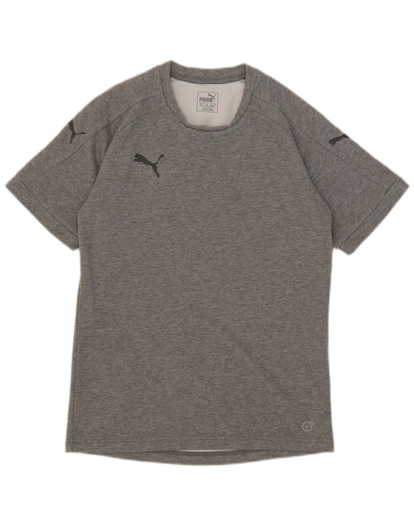 Ανδρικό T-Shirt Puma Τοπ, Βαμβακερό μεσαίο γκρι