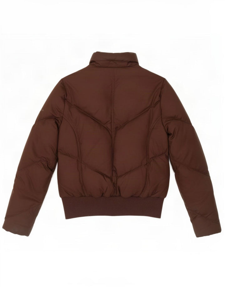 Tommy Hilfiger γυναικείο μπουφάν με επένδυση UK 10 Μικρό καφέ πολυεστέρας