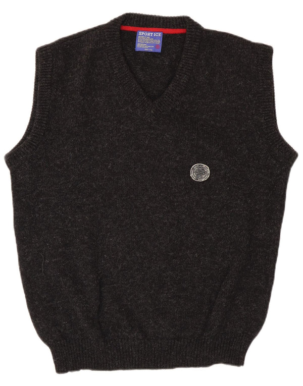 Sport Ice Ανδρικό φανελάκι Iceberg Tank Top με μεσαίο γκρι παρθένο μαλλί