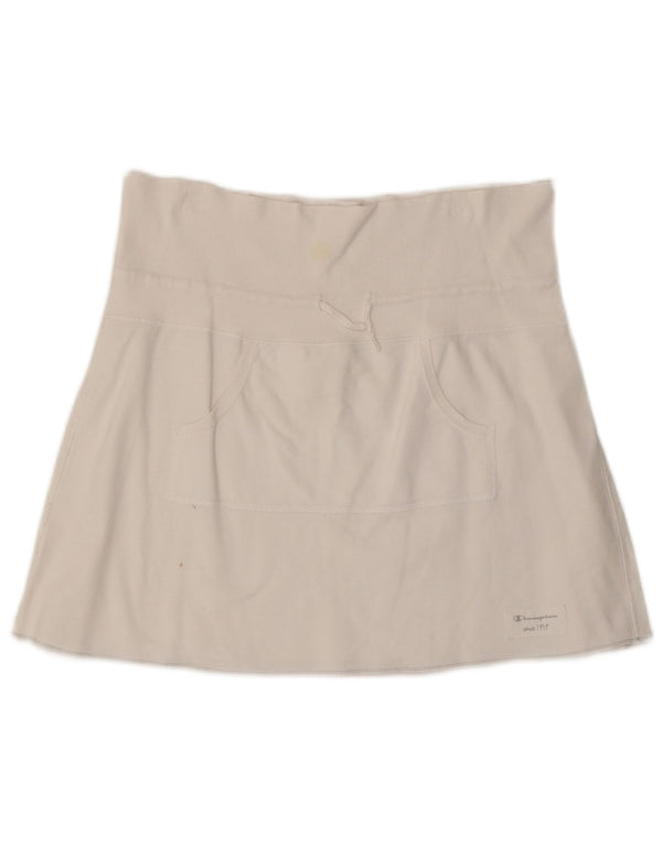 Champion Womens Graphic Tennis Skirt Large W32  White Cotton