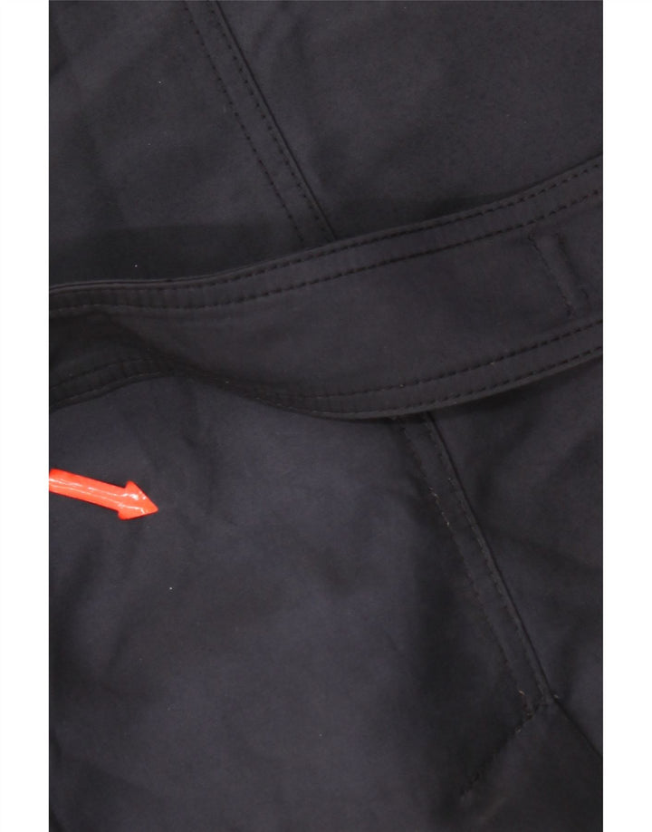 Zara Ανδρική καμπαρντίνα UK 40 Large Navy Blue Polyester