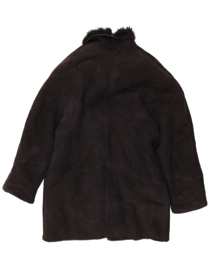 Γυναικείο Shearling παλτό VINTAGE IT 42 Medium Black Shearling