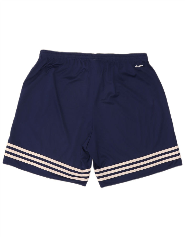 Ανδρικό αθλητικό σορτς Adidas Climalite XL Navy Blue Polyester