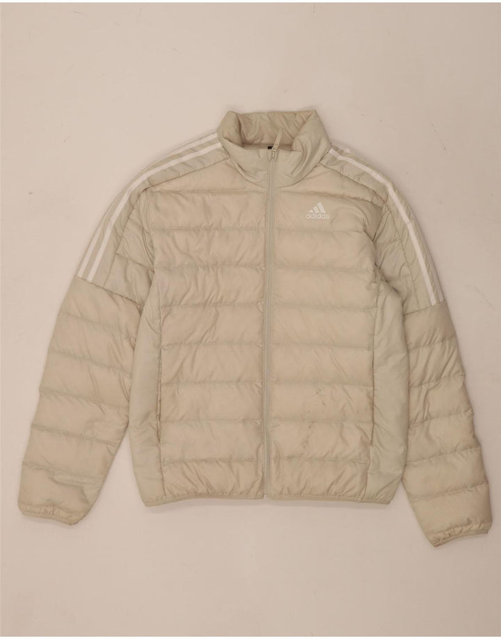 Adidas Ανδρικό μπουφάν με επένδυση UK 38 Medium Beige Polyester