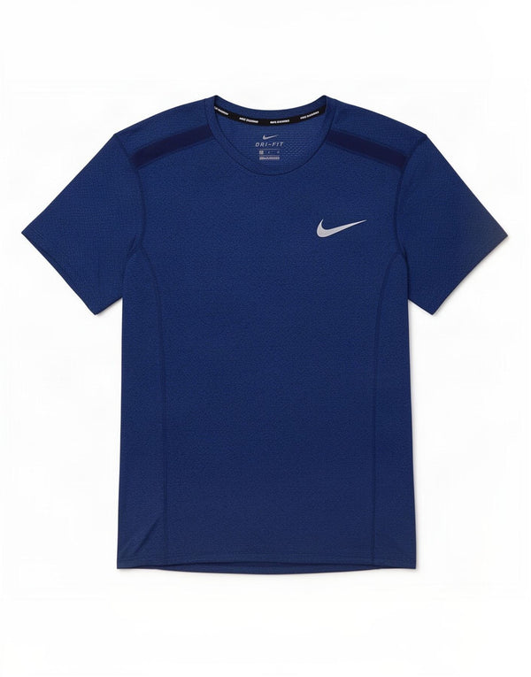Ανδρικό μπλουζάκι Nike Dri Fit Small Small Navy Blue Polyester