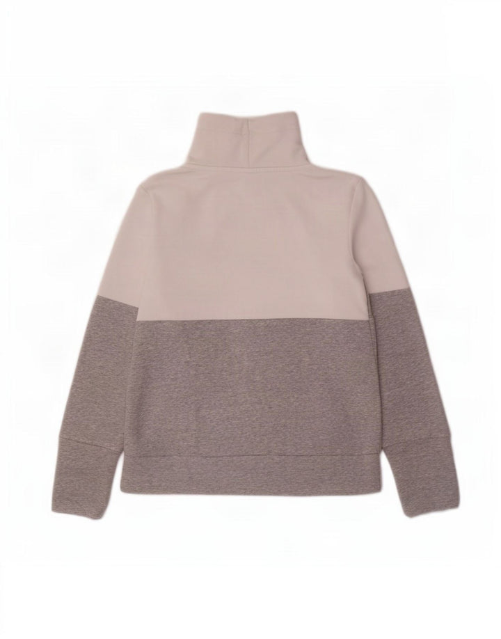 Γυναικείο γραφικό φούτερ Puma Jumper UK 10 Small Grey Colourblock