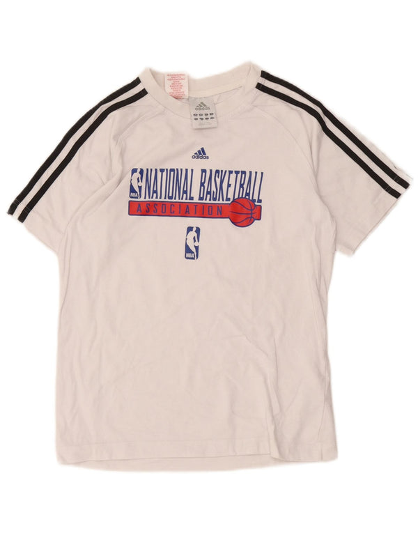 Adidas Boys Graphic T-Shirt Top 13-14 Years Λευκό