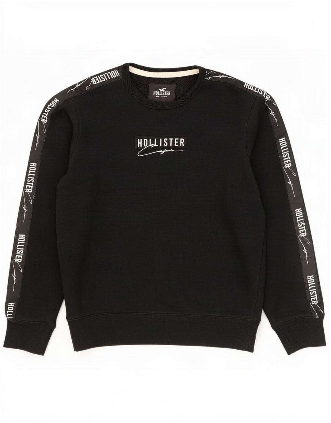 Ανδρικό γραφικό φούτερ Hollister Jumper Medium Μαύρο