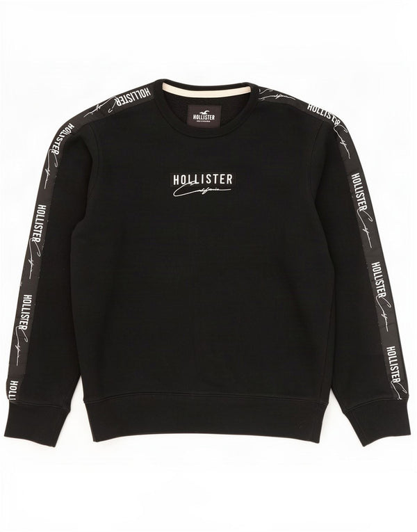 Ανδρικό γραφικό φούτερ Hollister Jumper Medium Μαύρο