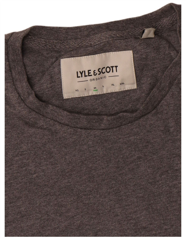 Ανδρικό T-Shirt Lyle & Scott Top Μεσαίο γκρι βαμβακερό
