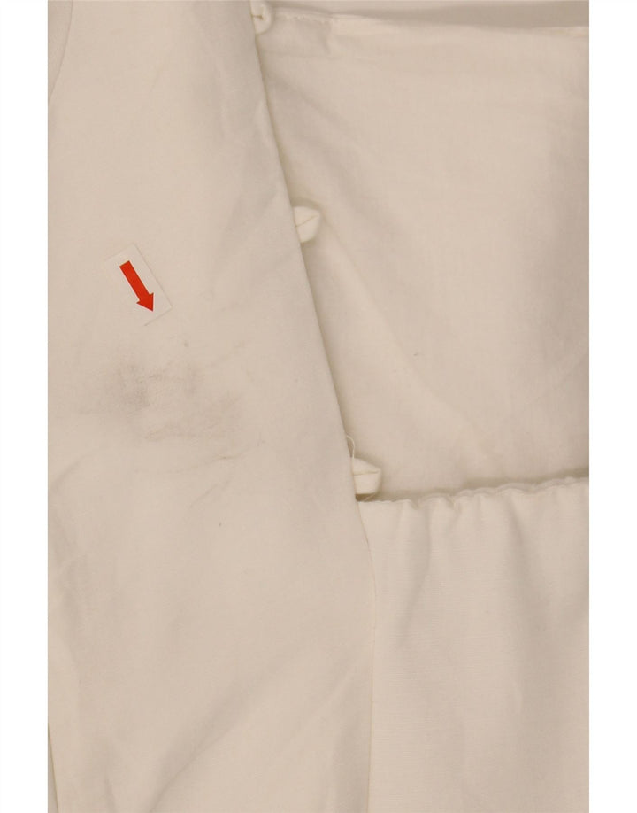 Zara Γυναικείο φόρεμα με θήκη UK 8 Small White Viscose