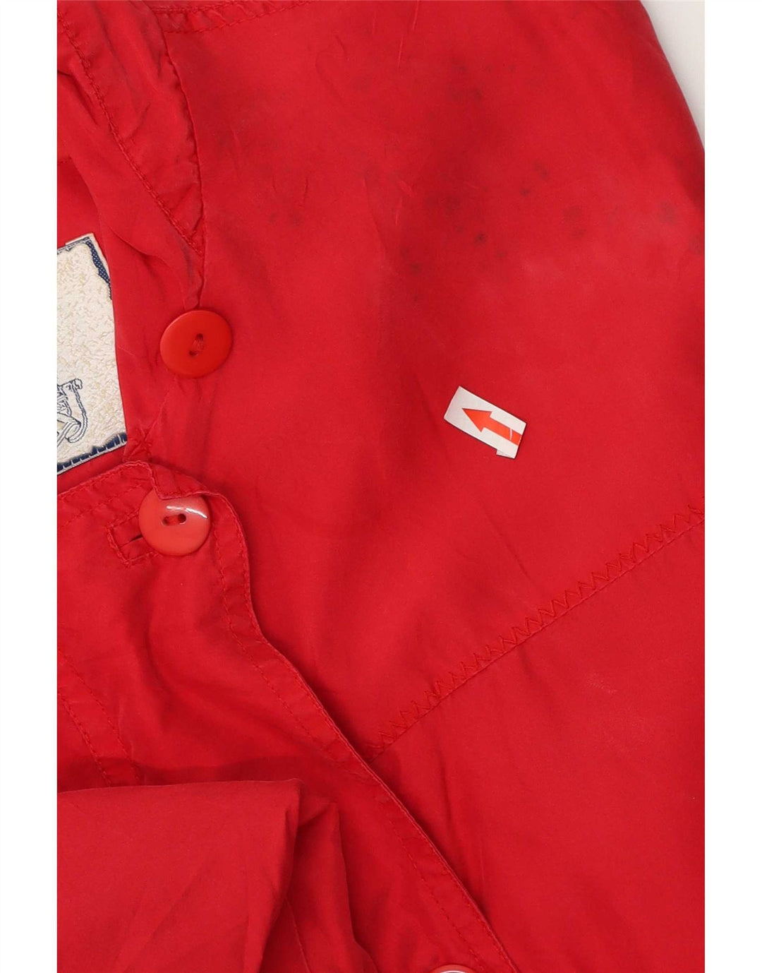 Brugi Γυναικείο Μπουφάν Utility Oversized UK 14 Medium Red Silk