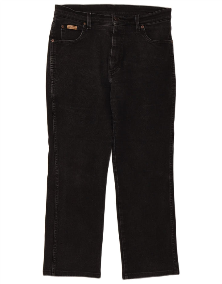 Wrangler Ανδρικό Texas Straight Jeans W34 L27 Μαύρο