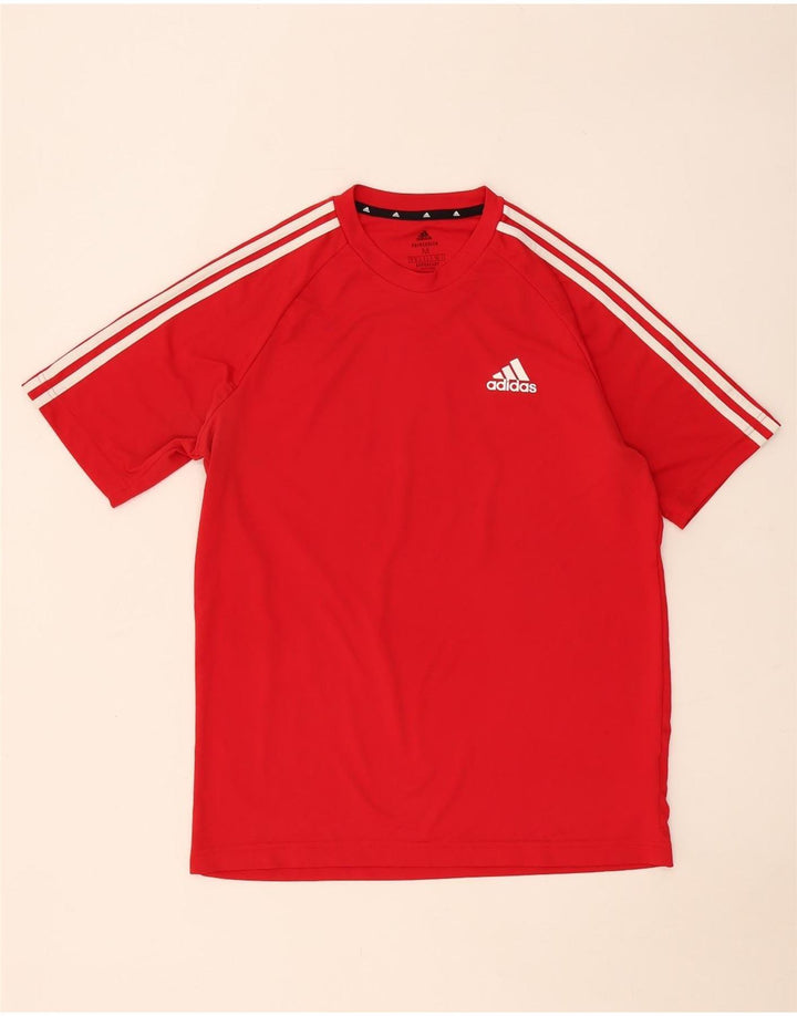 Adidas Ανδρικό T-Shirt Aeroready Τοπ μεσαίο κόκκινο πολυεστέρας