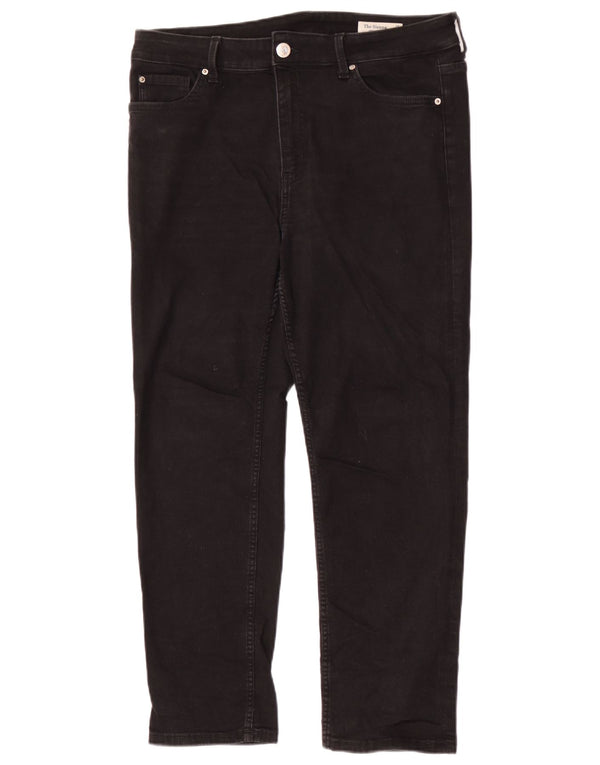 Marks & Spencer Γυναικεία The Sienna Straight Jeans UK 16 Large W34 L28 Black