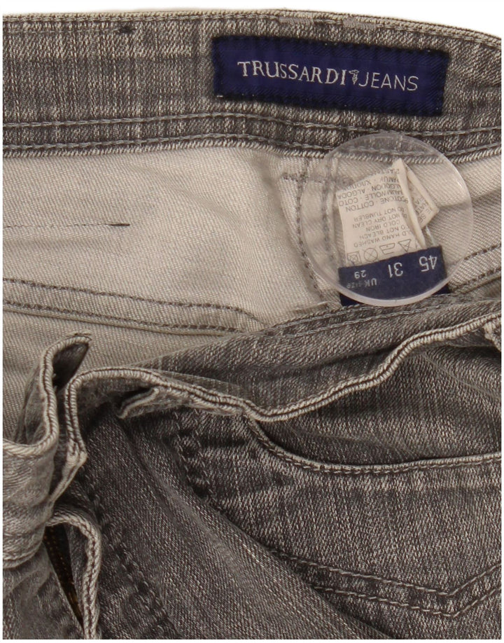 Γυναικείο τζιν Trussardi ίσιο W29 L30 Γκρι βαμβακερό