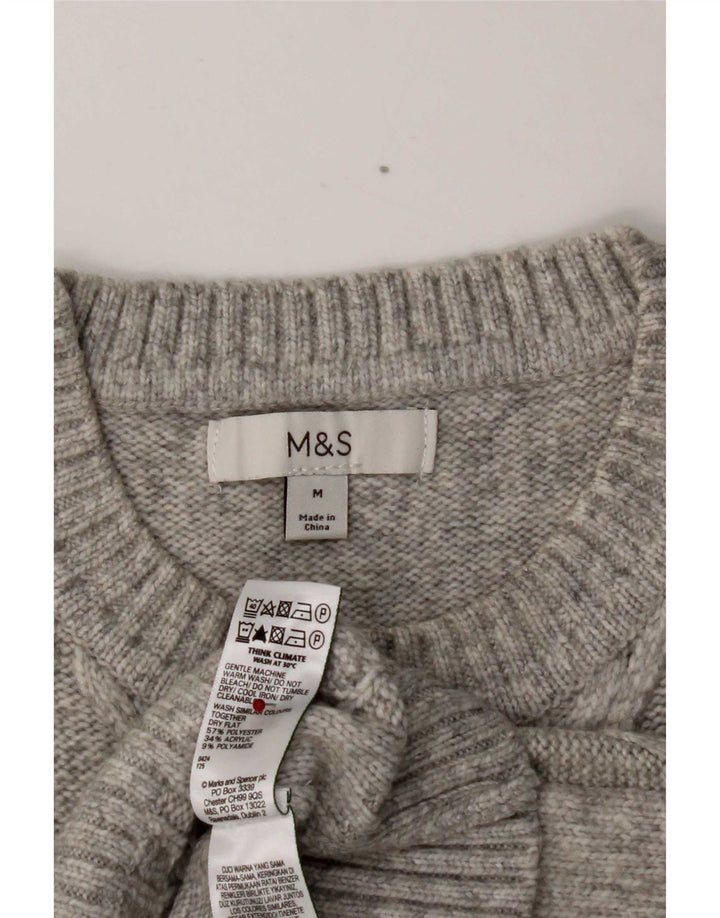 Marks & Spencer Γυναικείο γιλέκο Tank Top UK 14 Medium Grey Polyester