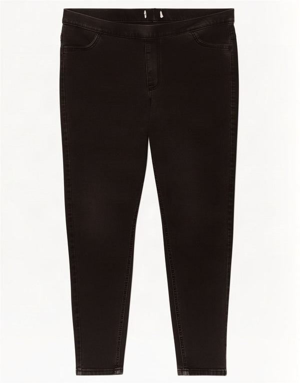 Marks & Spencer Γυναικεία Jegging Jeans UK 18 XL W36 L26 Μαύρο Πολυεστέρας