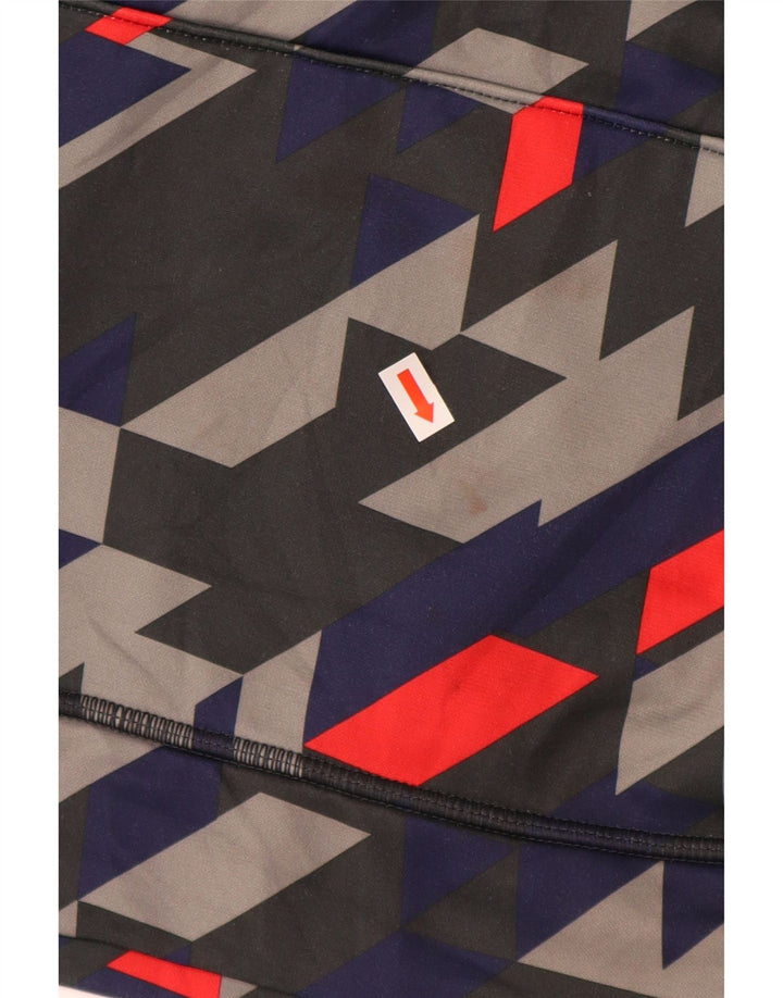 UNDER ARMOR Κορίτσια χαλαρά με κουκούλα 11-12 ετών Μεγάλο κόκκινο γεωμετρικό