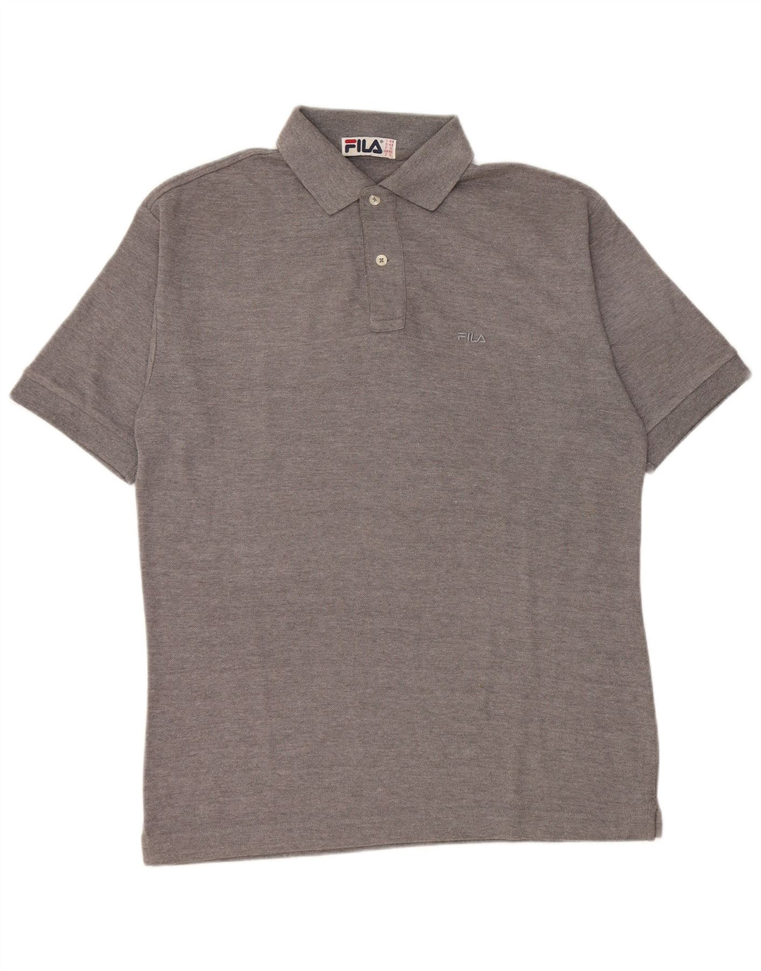 Fila Ανδρικό πουκάμισο Polo Loose Fit IT 44 XS Γκρι βαμβακερό
