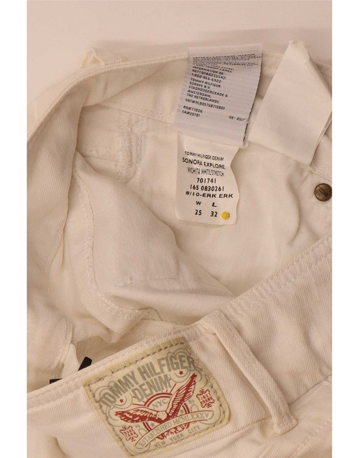 Tommy Hilfiger Γυναικείο Slim Jeans W25 L32 Λευκό βαμβακερό