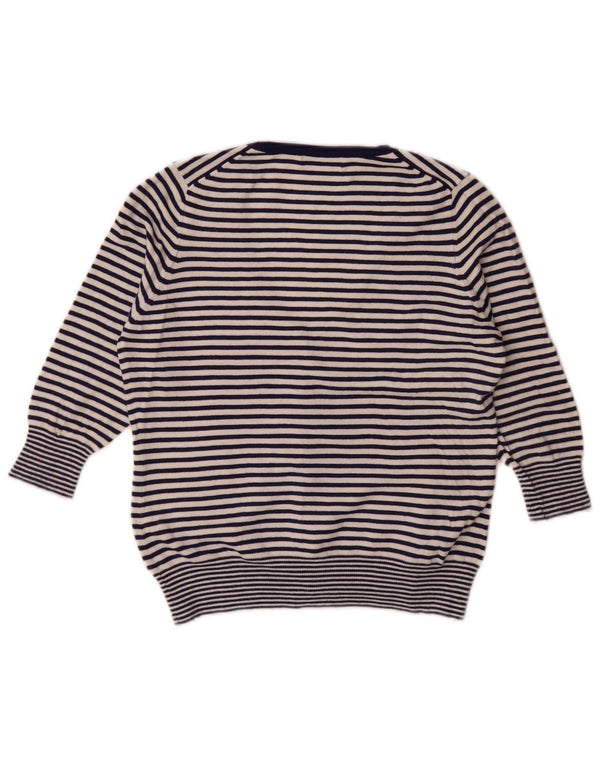 Marks & Spencer Γυναικεία ζακέτα πουλόβερ UK 14 Medium Navy Blue Nautical