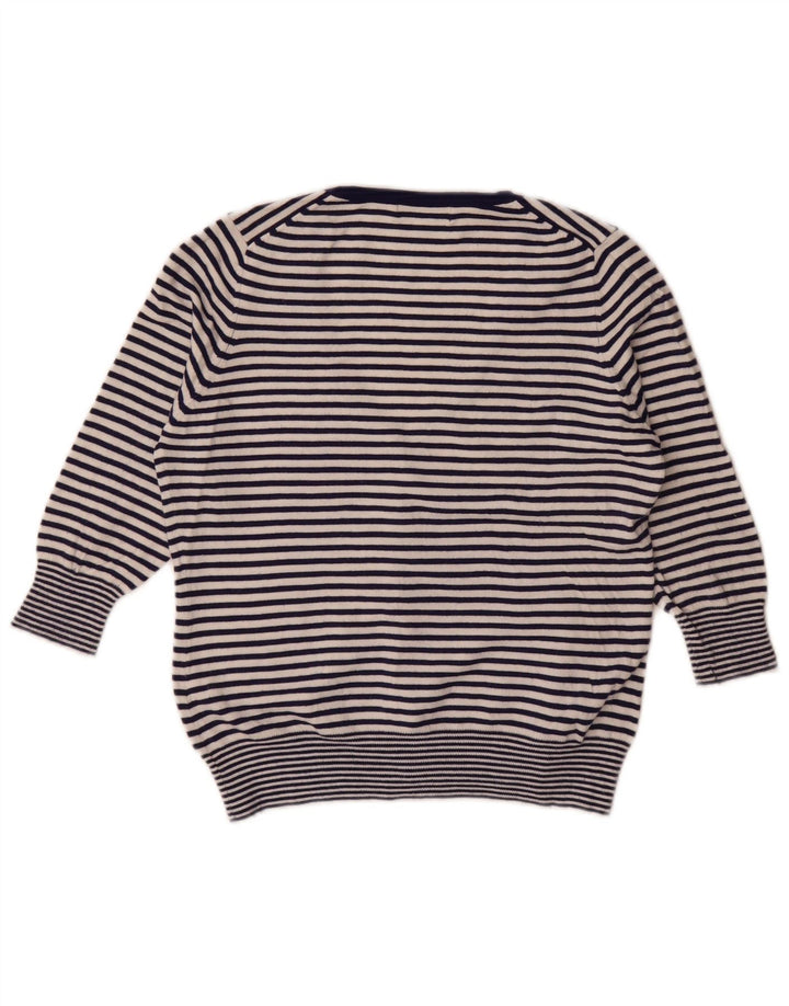 Marks & Spencer Γυναικεία ζακέτα πουλόβερ UK 14 Medium Navy Blue Nautical