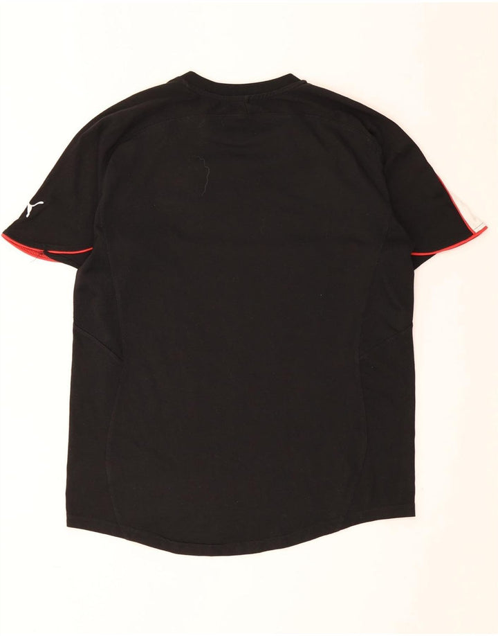 Ανδρικό γραφικό T-Shirt Puma Top Medium Black Colourblock