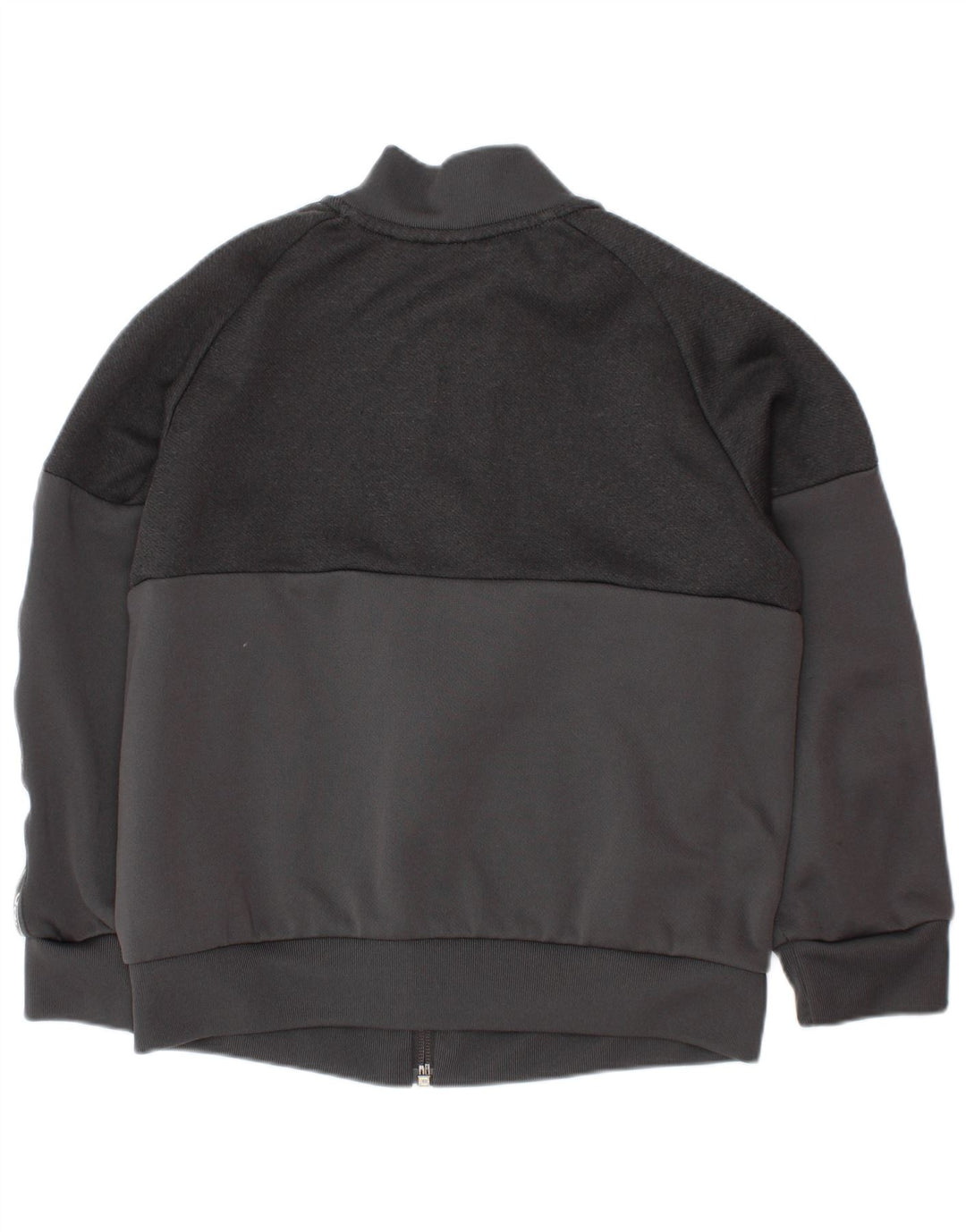 ADIDAS Boys Graphic αθλητική φόρμα Top Jacket 6-7 Years Grey Polyester