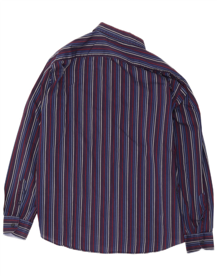 Ανδρικό πουκάμισο Navigare XL Navy Blue ριγέ