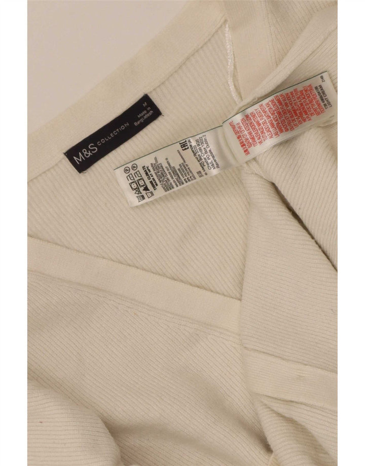 Marks & Spencer Γυναικεία ζακέτα πουλόβερ UK 14 μεσαία μπεζ βισκόζη