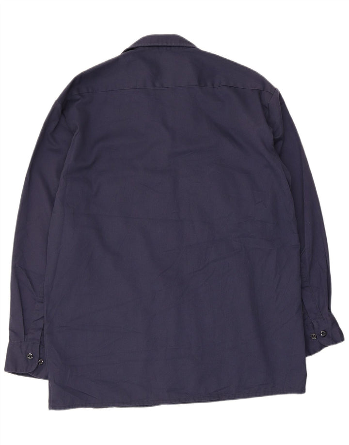 Ανδρικό πουκάμισο Dickies με μεσαίο μπλε ναυτικό πολυεστέρα