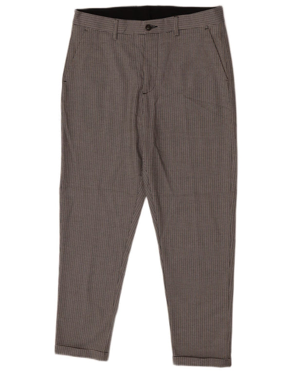 Ανδρικό παντελόνι Zara Slim Chino EU 40 Medium W31 L25 Grey Houndstooth