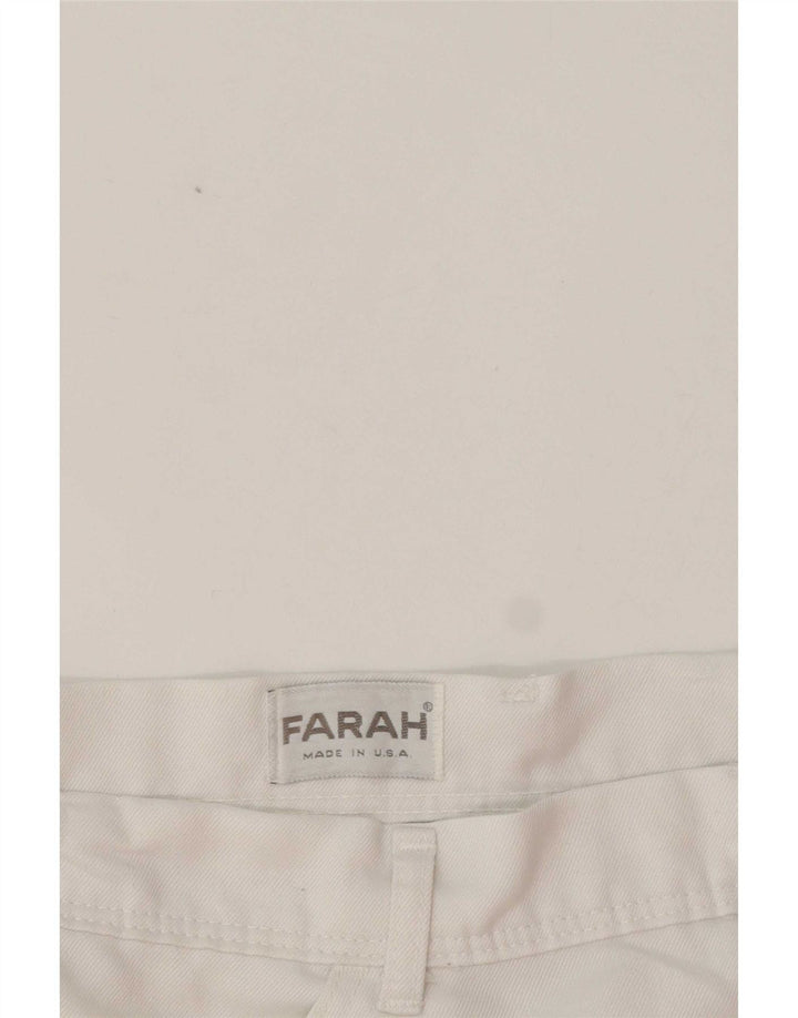 Farah Ανδρικό σορτς Casual W38 XL Λευκό
