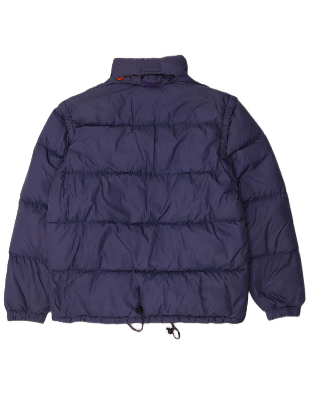 Sergio Tacchini Ανδρικό μπουφάν με κουκούλα UK 40 μεγάλο μπλε πολυαμίδιο