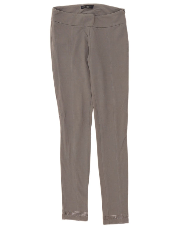 Miss Blumarine Girls Skinny Casual Παντελόνι 13-14 ετών W28 L30 Γκρι