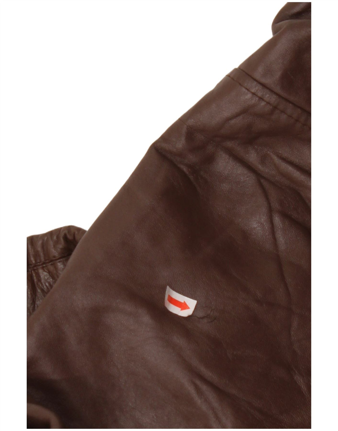 VINTAGE Ανδρικό Δερμάτινο Μπουφάν IT 56 3XL Καφέ